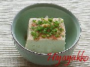 di&auml;t-rezept, hiyayakko, Gek&uuml,hlter Tofu