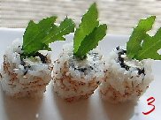 sushi rezept_Ura-Maki_Frischk&auml;se&Rucola